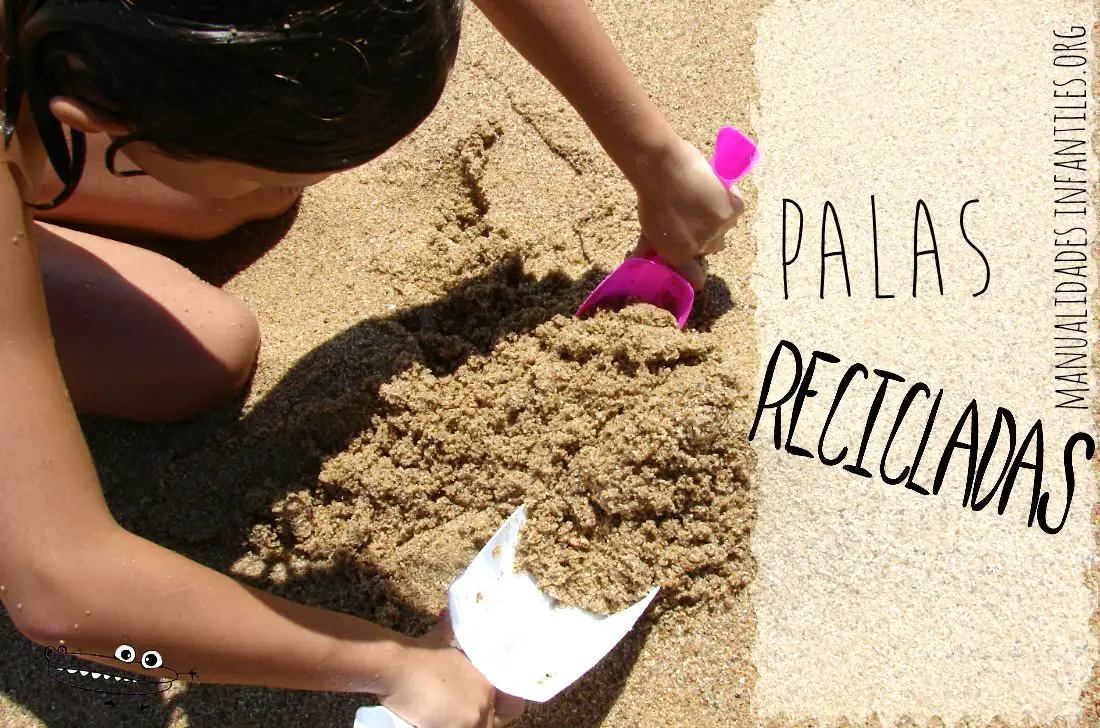 Palas de playa recicladas