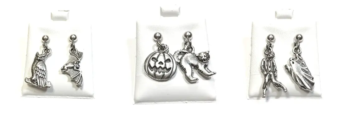 Pendientes de bisuteria para halloween