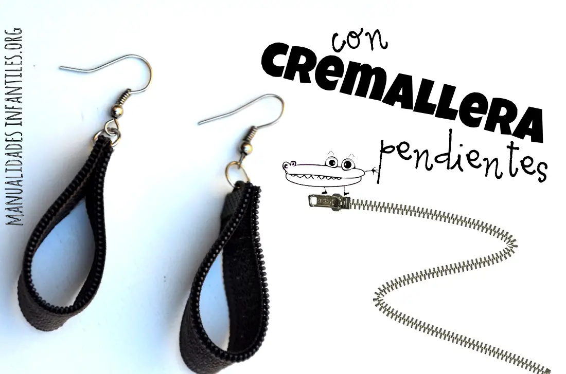 Pendientes de cremallera