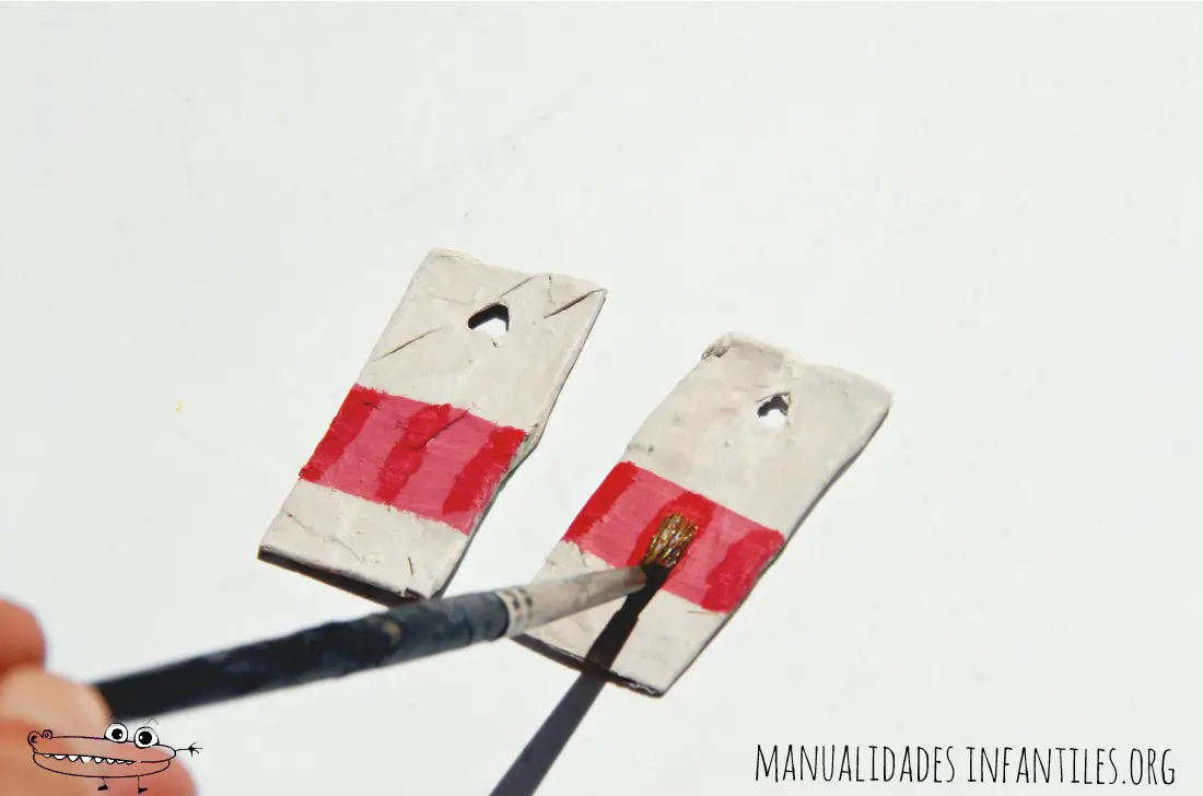 Pendientes de papel