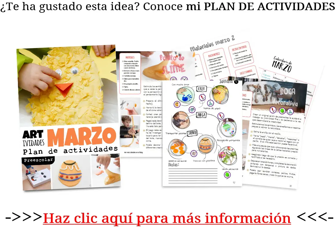 Plan de actividades Marzo informacion