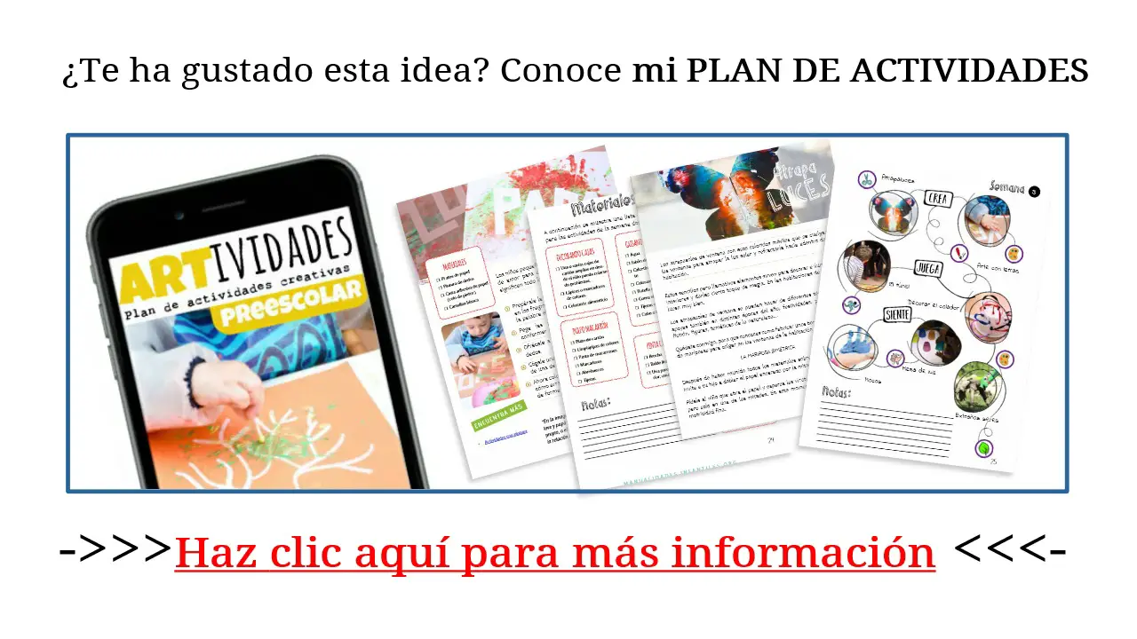 Plan de actividades creativas para preescolar