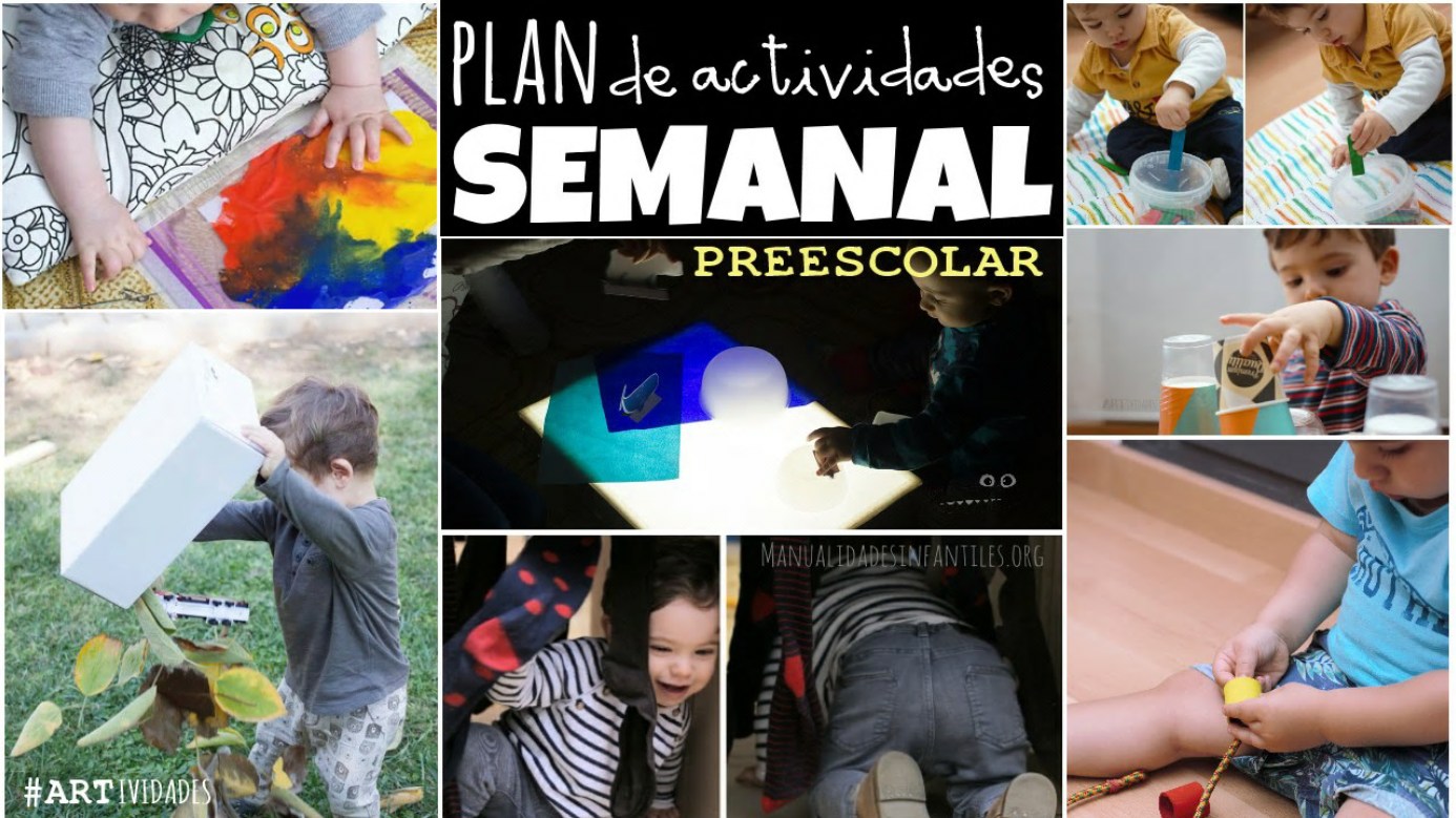 Plan de actividades semana preescolar