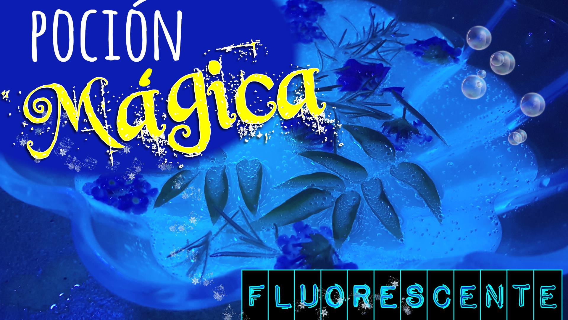 Pocion magica fluorescente