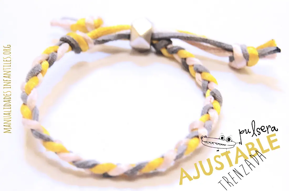 Pulsera ajustable trenzada