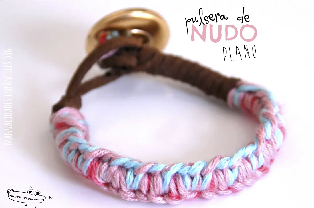 Pulseras de nudo plano