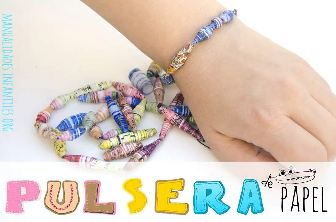 Pulsera de papel