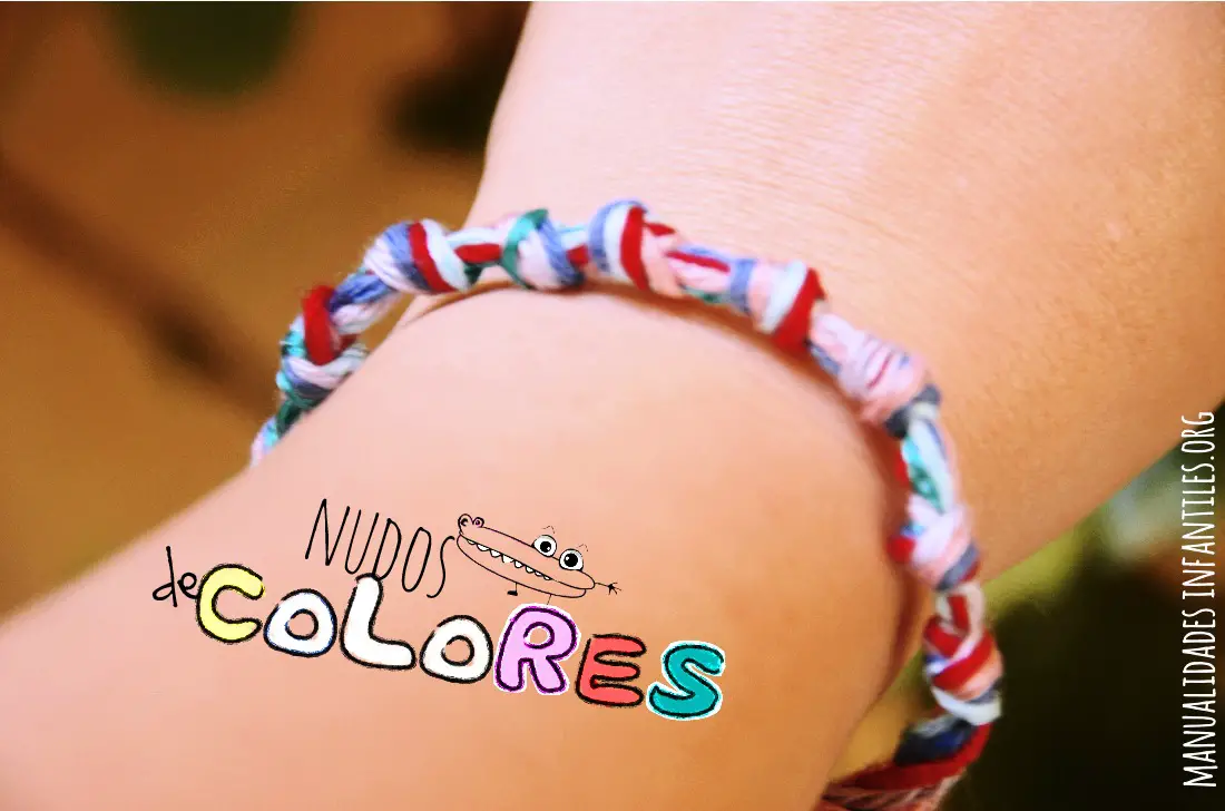 Pulseras de nudos de colores