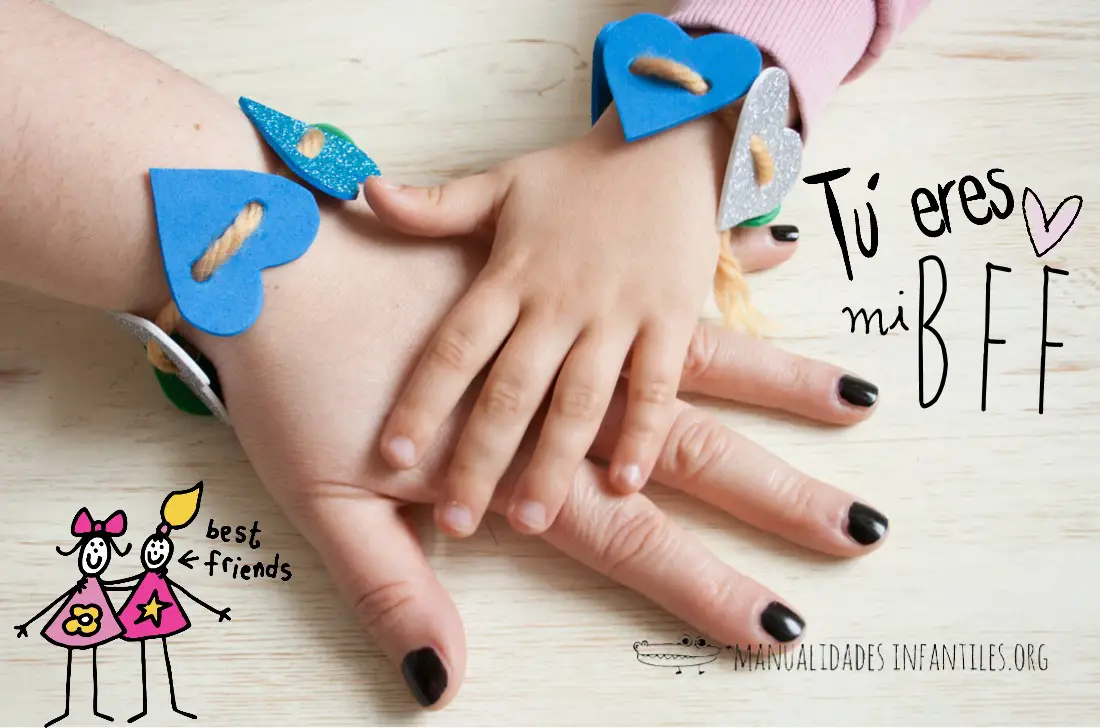 Pulseras con niños: vídeo tutorial sobre cómo hacer un nudo de corazón y  regalo para la profesora