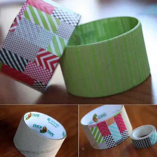 Pulseras recicladas con cinta washi tape