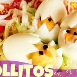 Receta de Pascua para niños con huevos duros