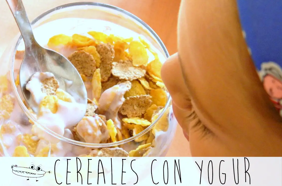 Receta de muesli con yogur y frutas