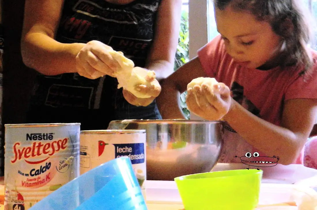 Receta para niños calabazas de mazapan