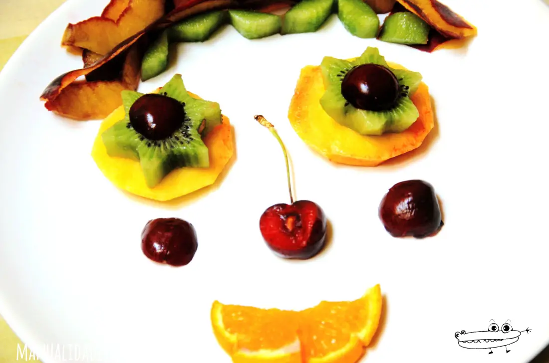 Recetas de caras con frutas