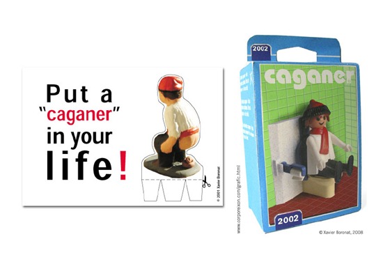 recortable del caganer para imprimir