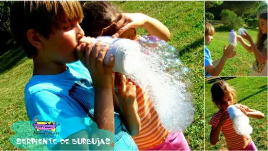 Cómo hacer pompas de jabón caseras con los niños