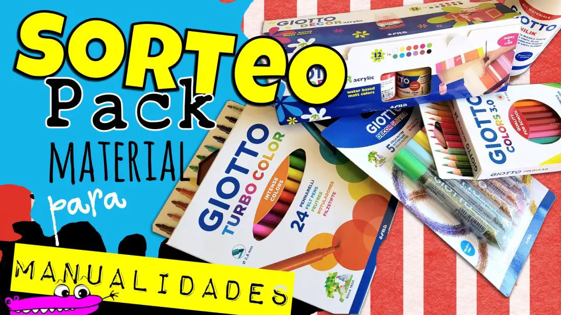 Sorteo pack de materiales para manualidades