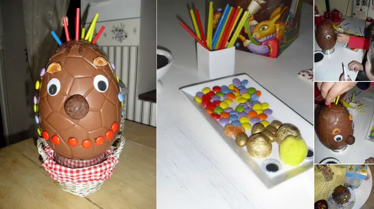 Sr Huevo de Pascua de chocolate