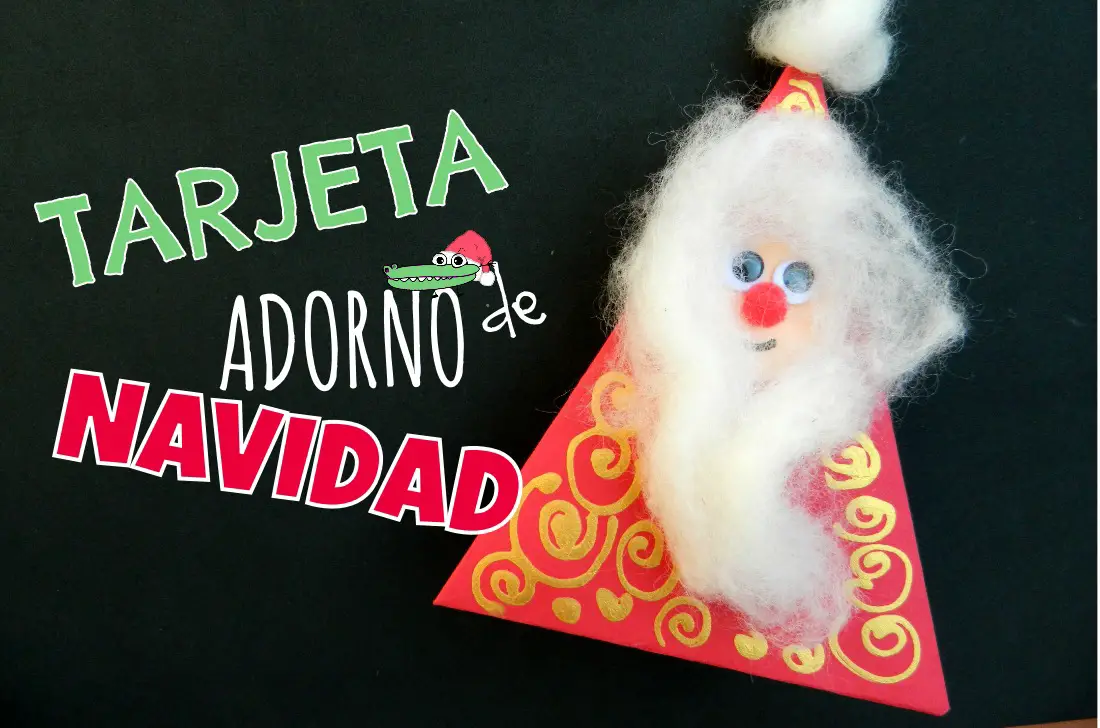 Tarjeta adorno de Navidad