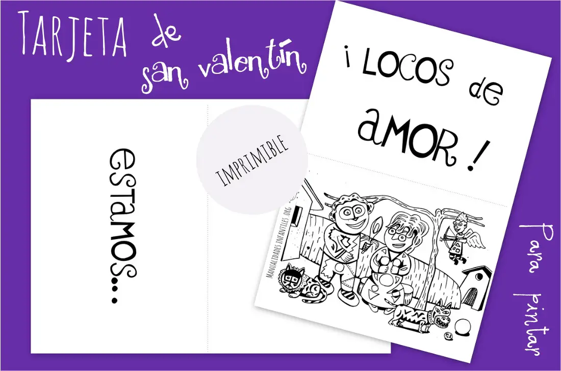 Tarjeta de San Valentin parejas extrañas