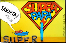 Tarjeta de super papa