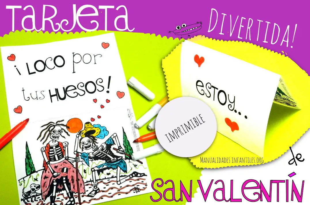 Tarjeta divertida para San Valentin