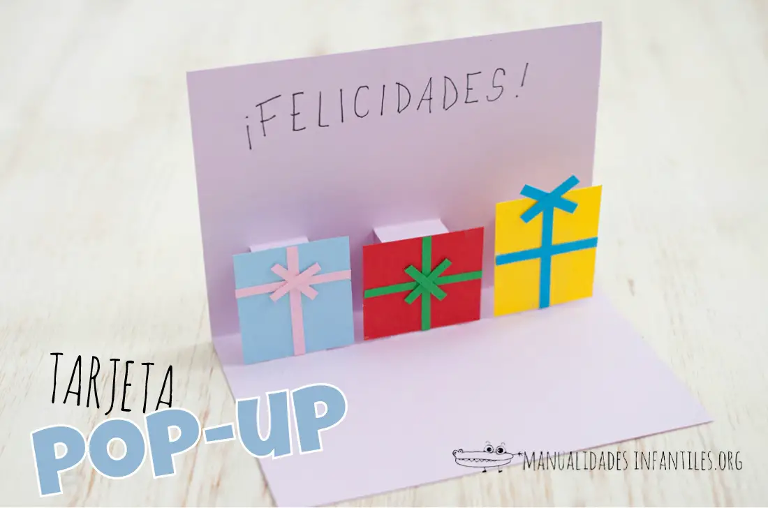 Tarjeta pu-up regalo