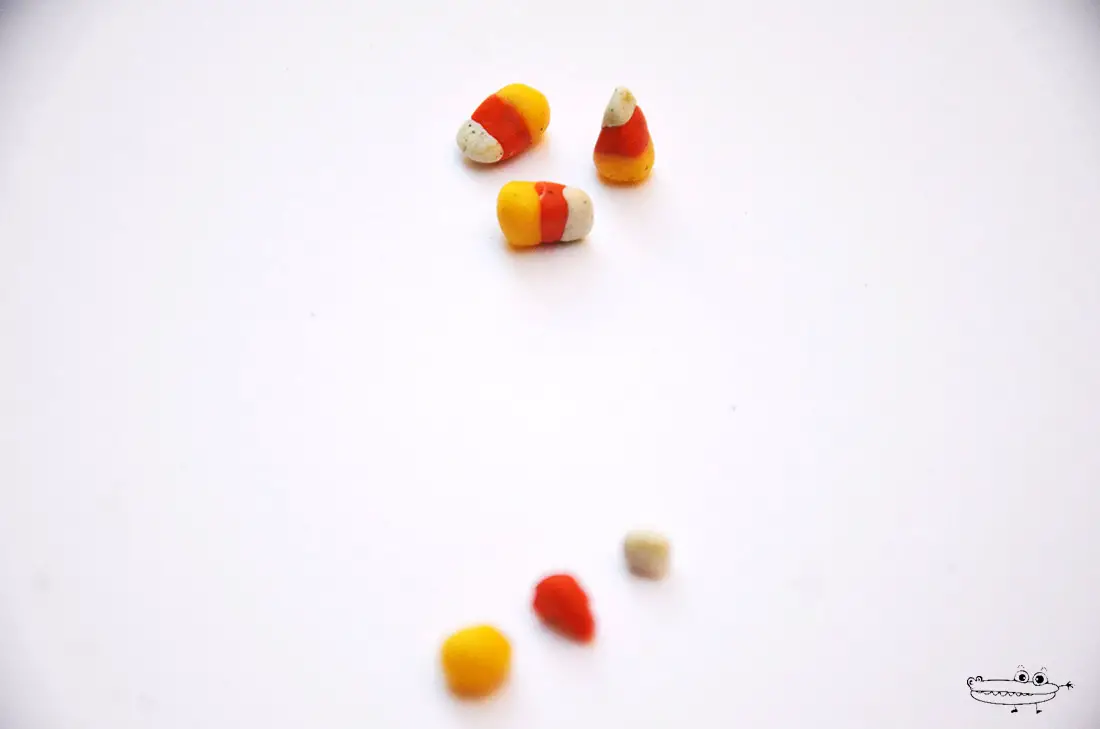 Tutorial candy corn en fimo