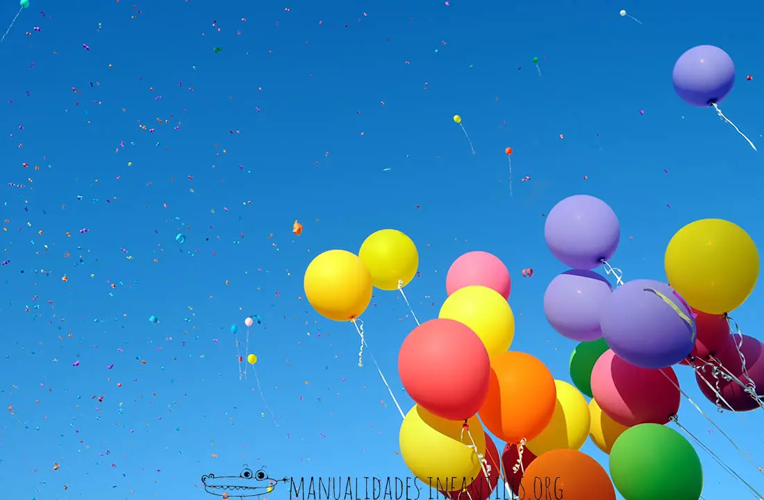 Trágico mientras tanto Cubeta 5 ideas con globos para fiestas -Manualidades Infantiles