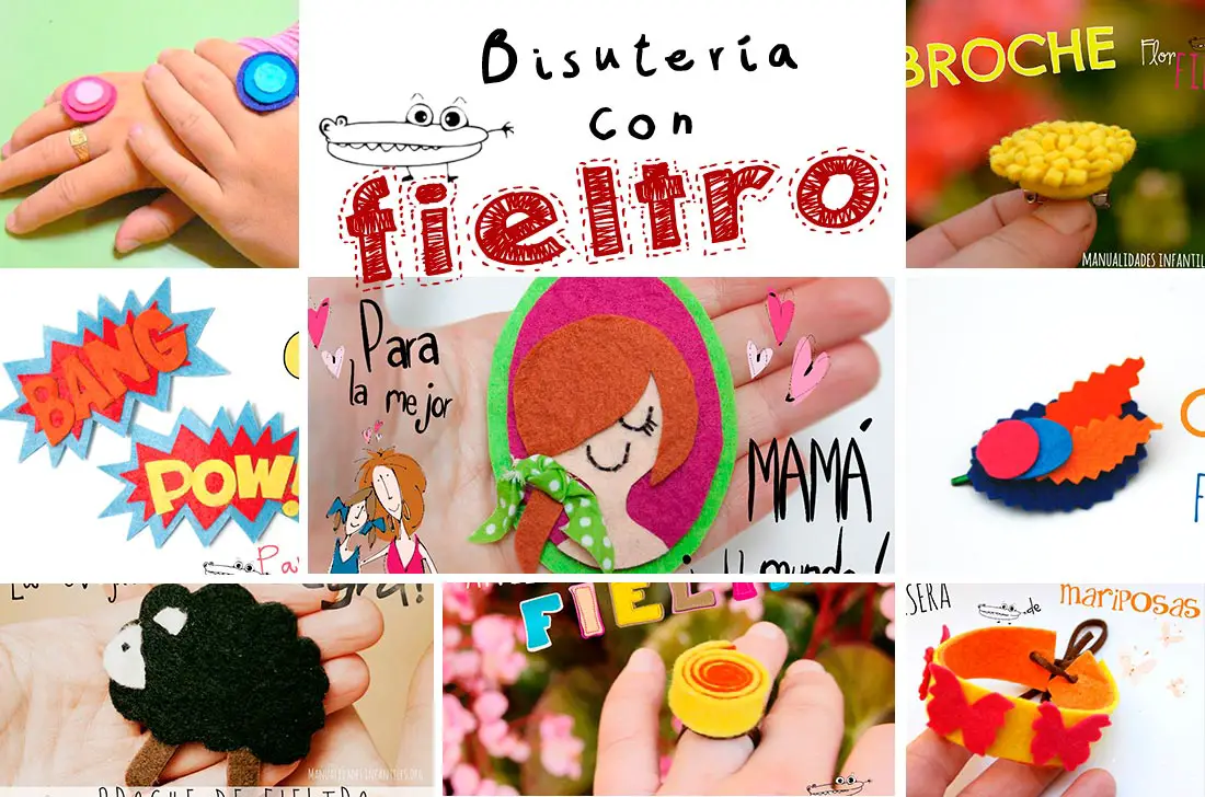 Bisutería con fieltro