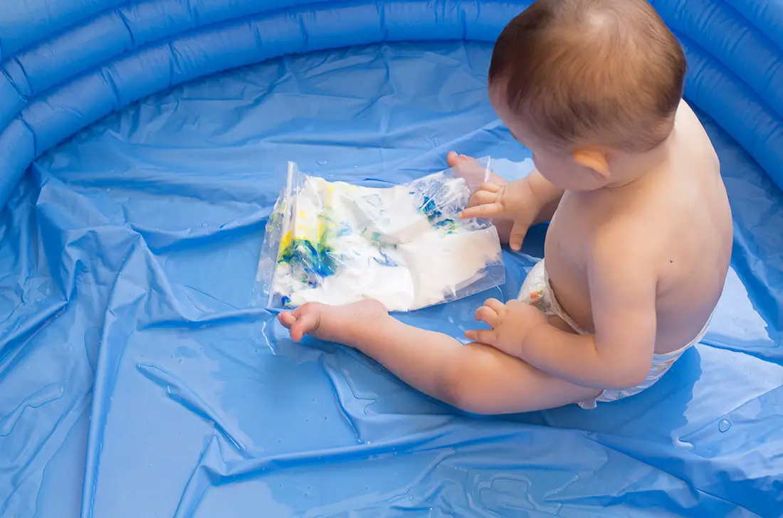 Bolsa sensorial para bebés