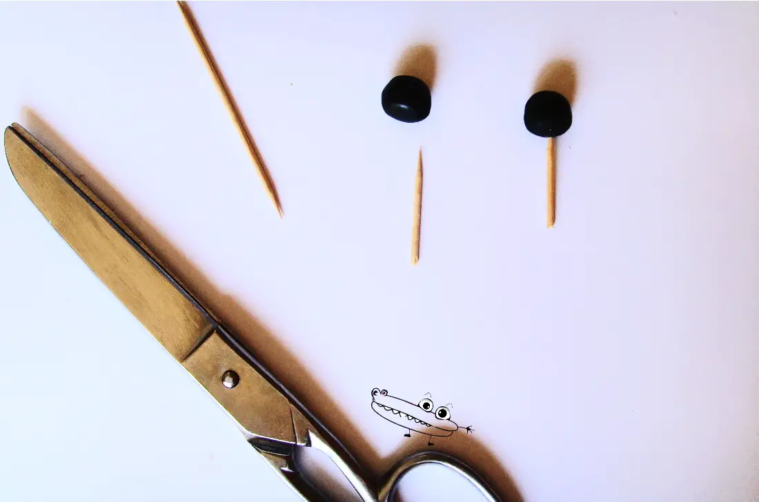 brochetas con nubes osito panda