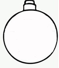 molde esfera de navidad