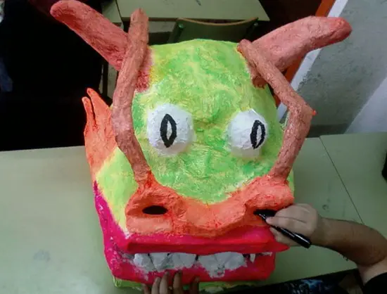 Como hacer una Cabeza de Dragon Chino