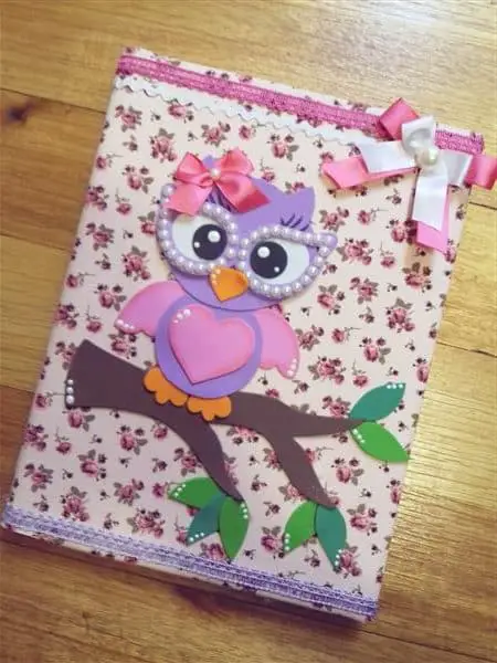 cuaderno-decorado-búho-con-ojos búho