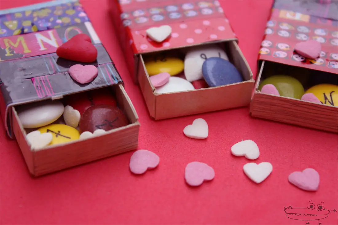 caja de caramelos san valentin