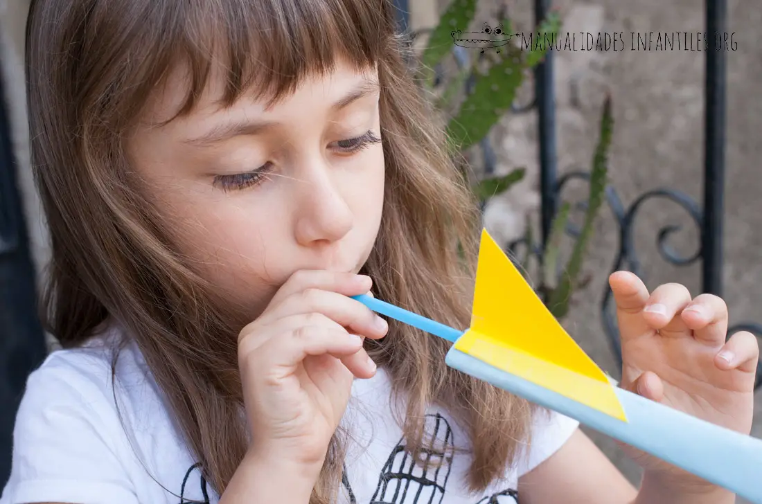 cohete casero para niños