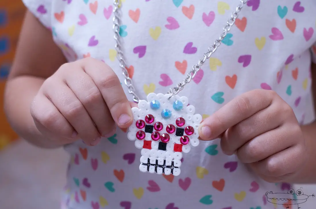 Colgante de calavera para dia de muertos