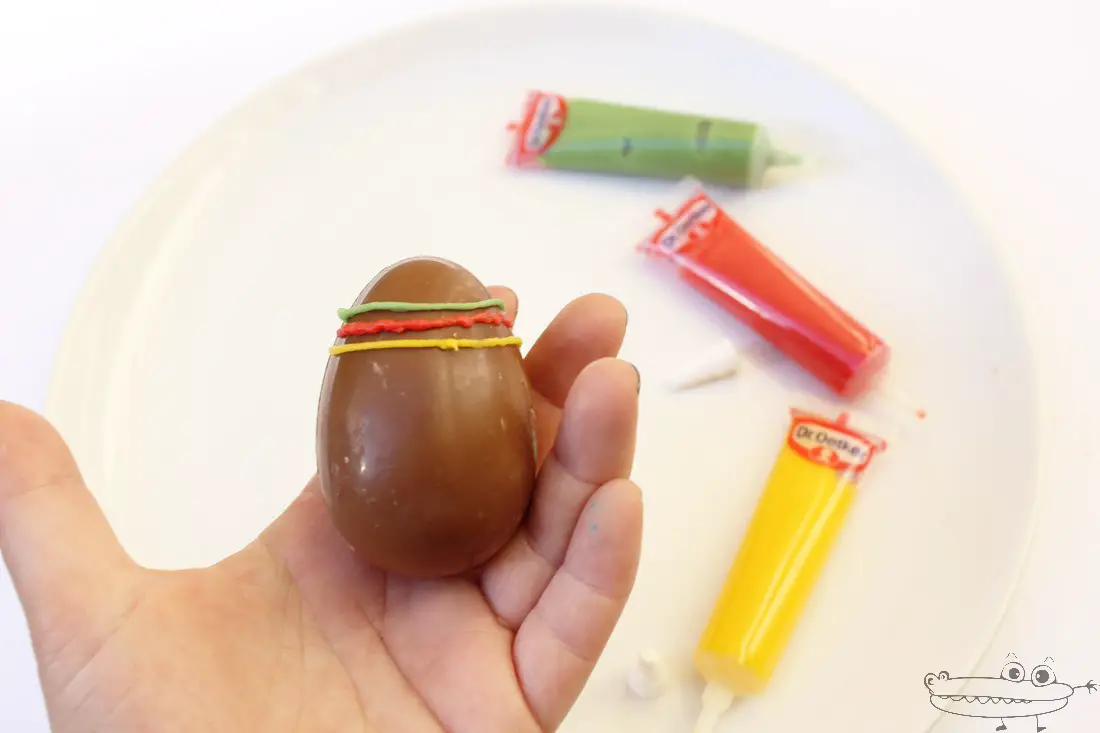 como decorar huevos de pascua de chocolate