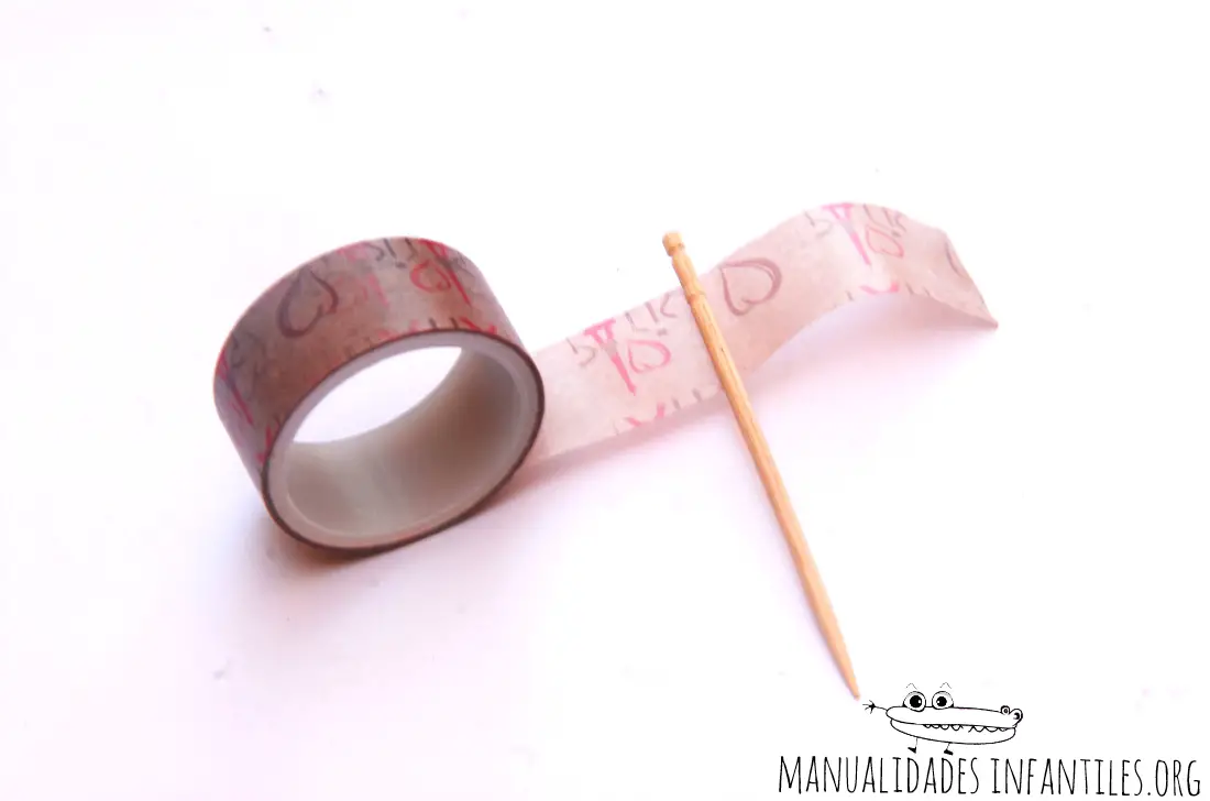 como hacer banderines con cinta washi