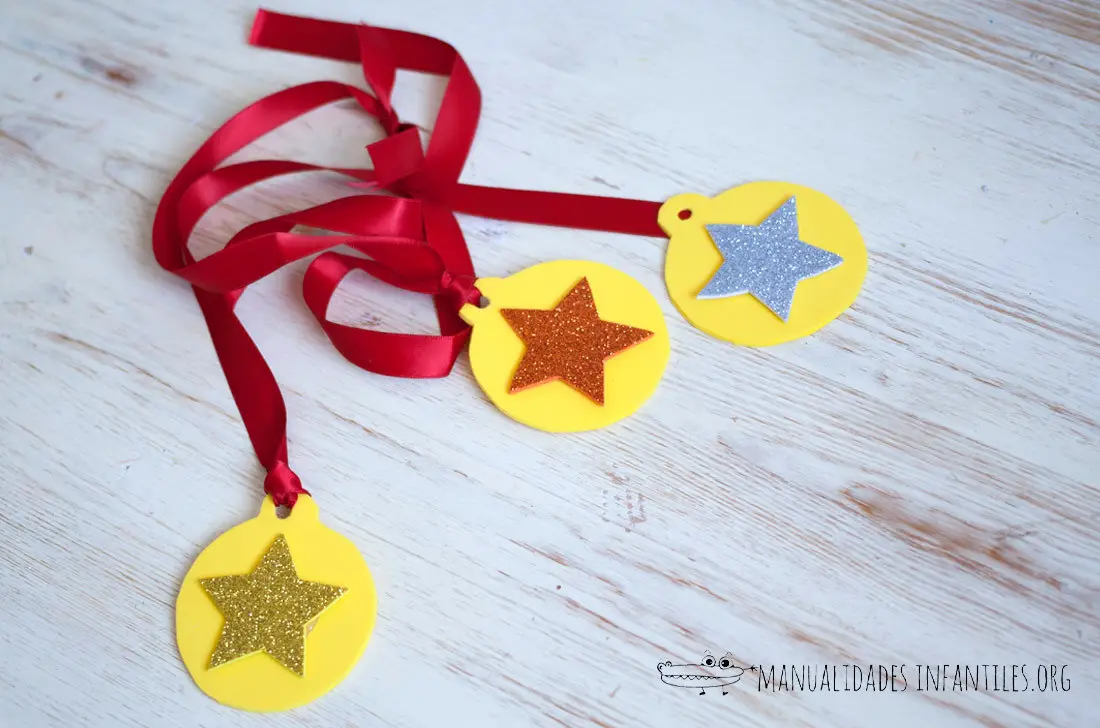 Medallas para niños -Manualidades Infantiles