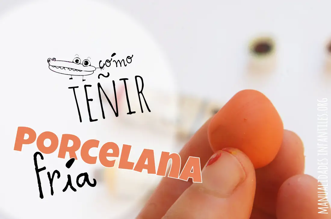 como teñir porcelana fria