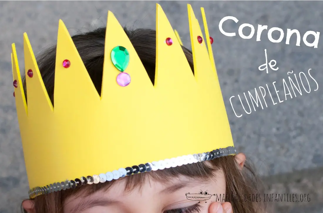 Corona de cumpleaños -Manualidades