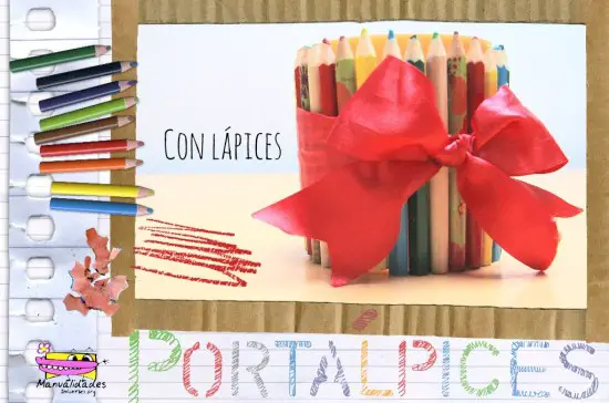 cómo hacer un portalápices de lápices