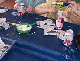 decorar latas