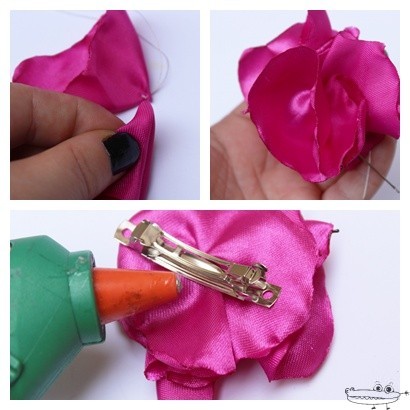 como hacer flores de flamenca