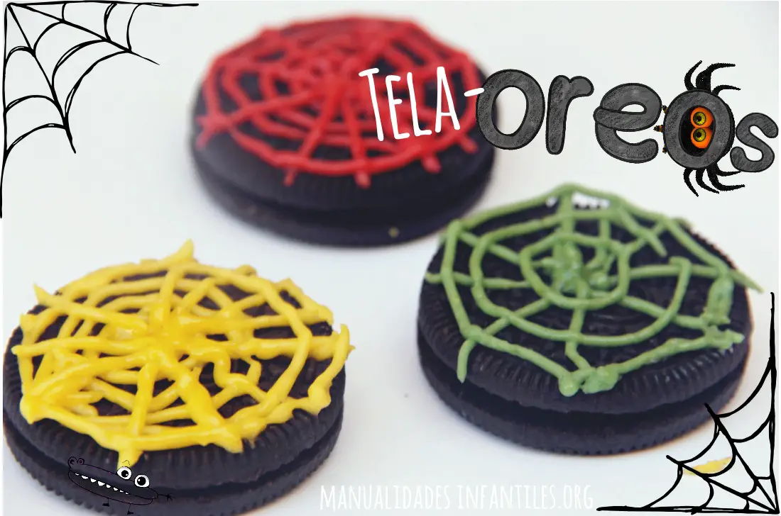 galletas de telaraña con oreos