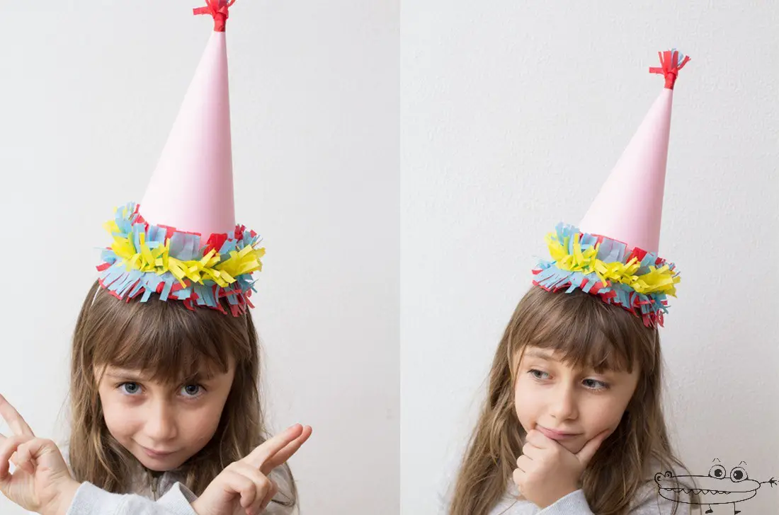 Sombreros de cotillón fiestas -Manualidades Infantiles