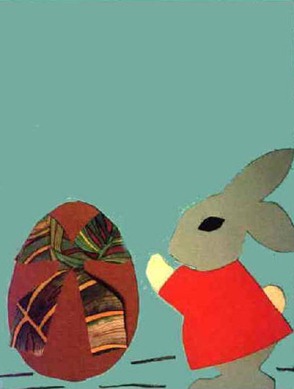 huevo conejo pascua collage