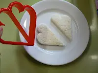 Sandwiches para el dia de los enamorados